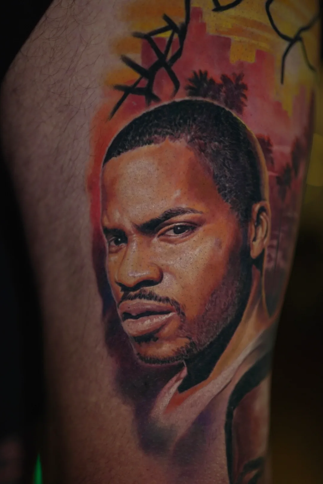 Hip-Hop Legends tattoo, detail 2