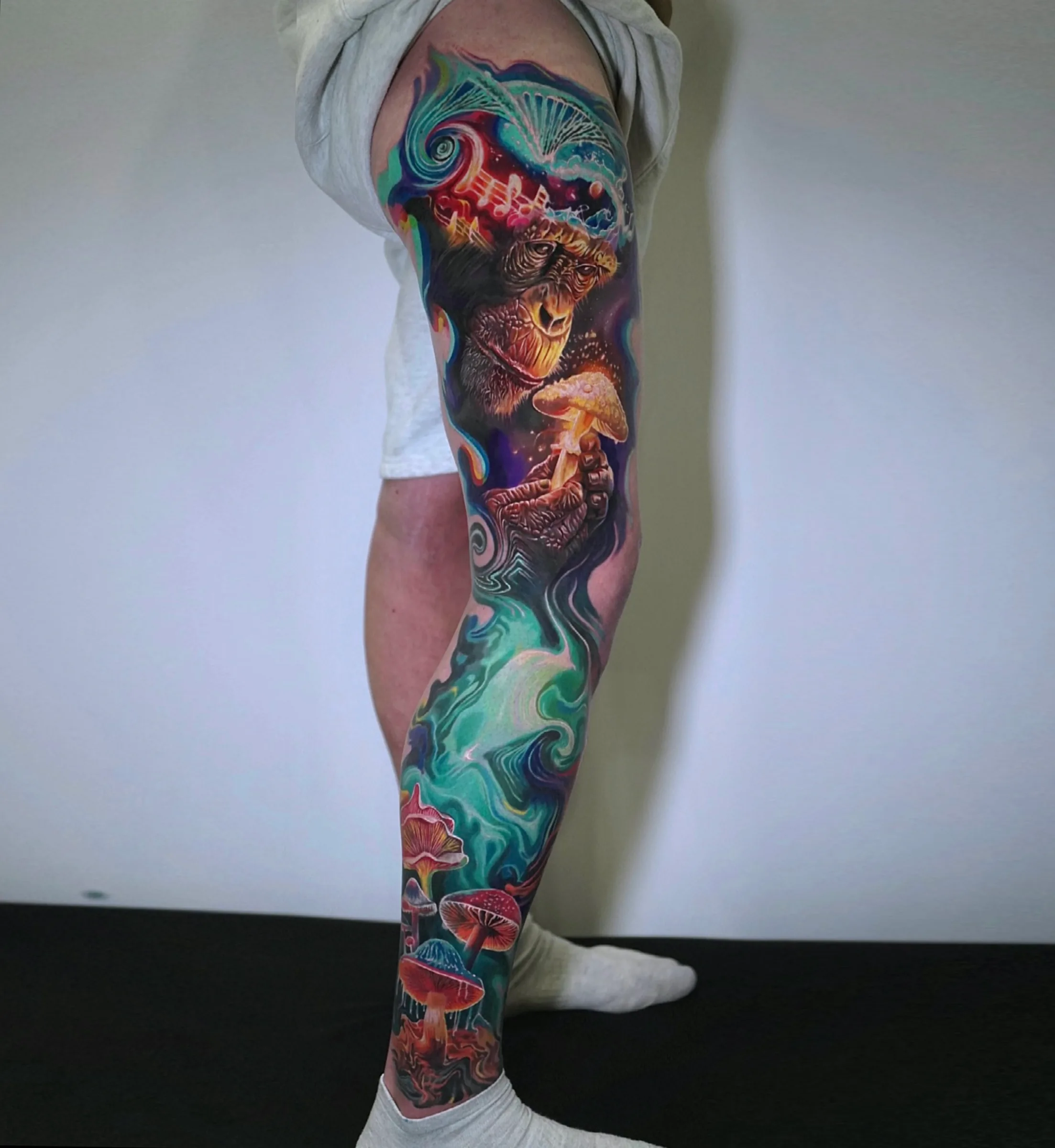Stoned Ape Theory tattoo, detail 2