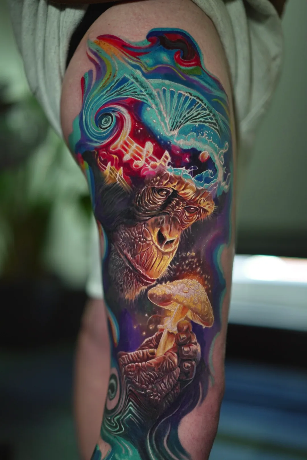 Stoned Ape Theory tattoo, detail 3