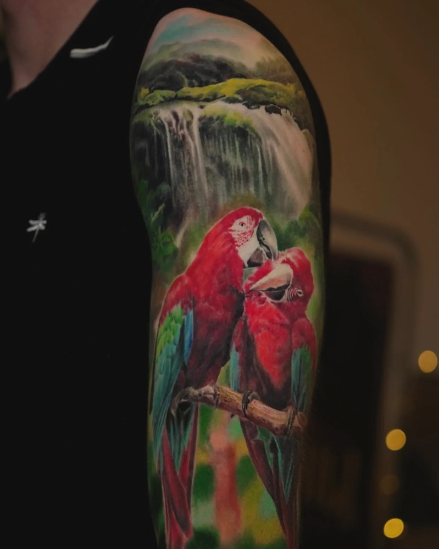 Rainforest Wildlife tattoo, detail 2