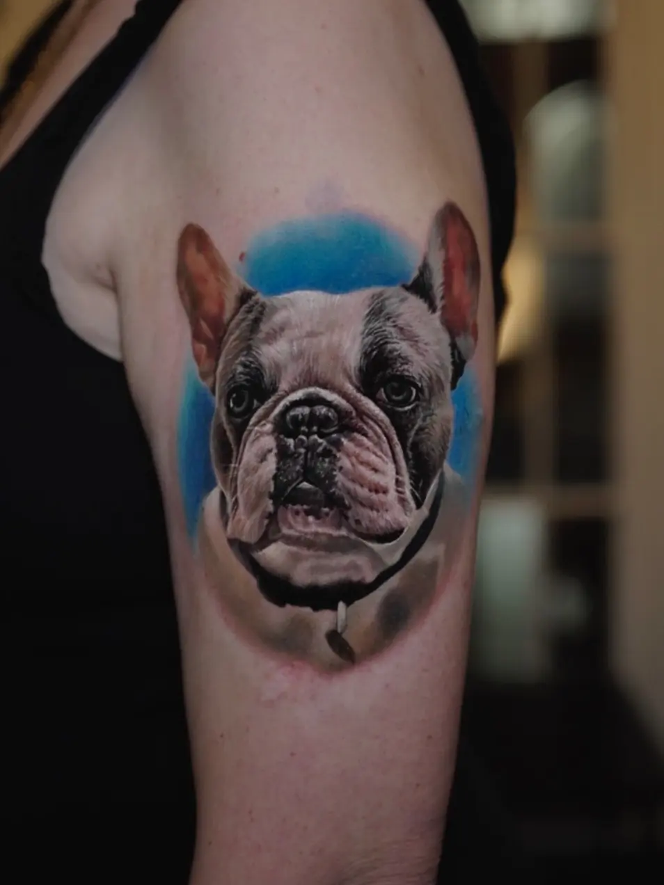 Dog Portraits tattoo, detail 8